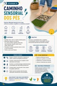 Atividade 15 - Caminho sensorial dos pés